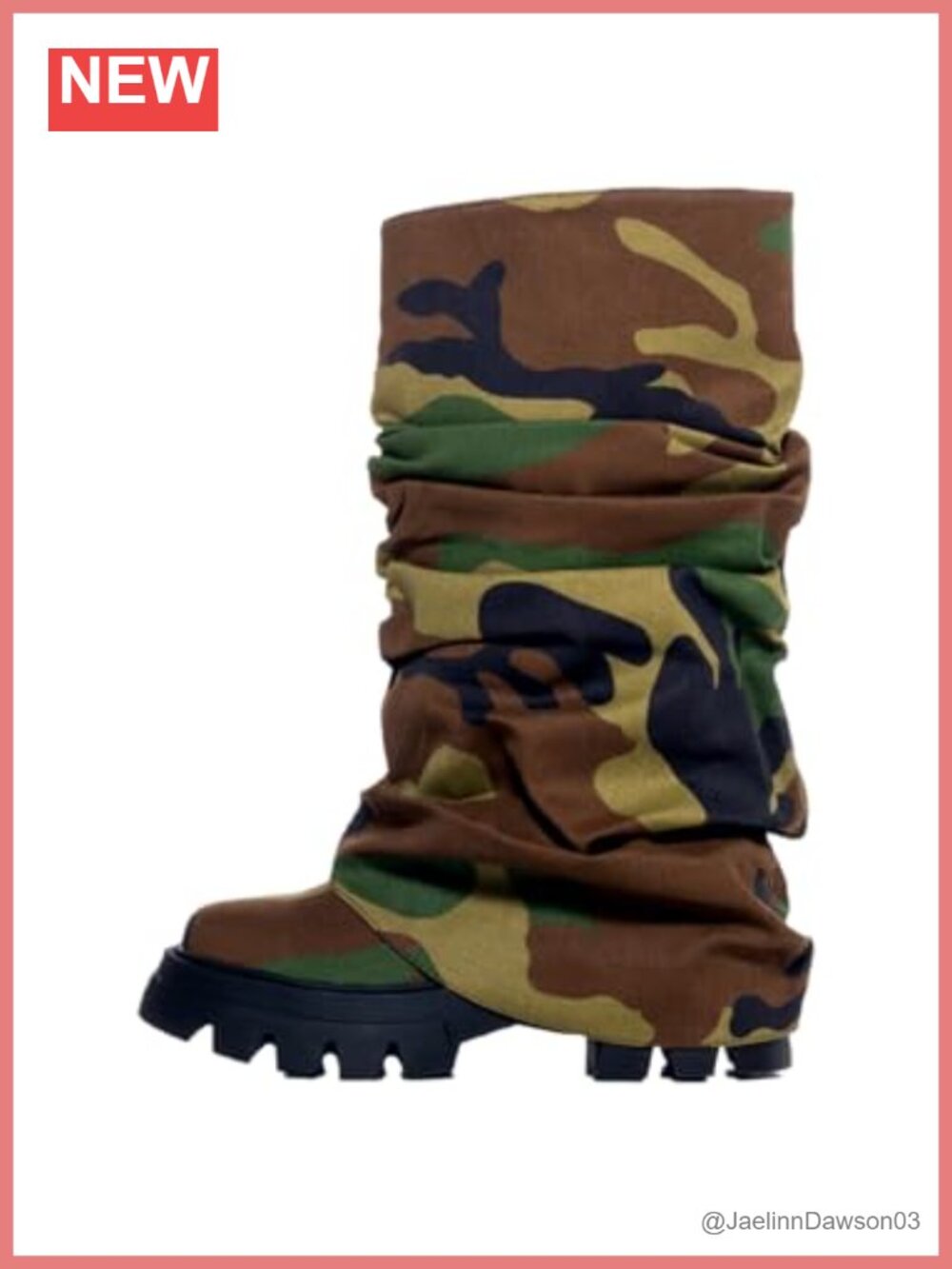 Women's Metallic Slouchy Foldover Mid-Calf Platform Boots